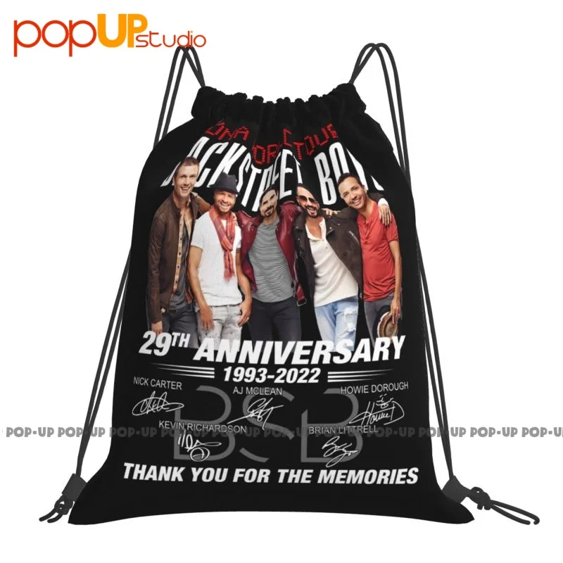 Dna World Tour Backstreet Boys 29Th Anniversary 1993 2022 Thank Memories Drawstring Bags Gym Bag Gym 3d Printing