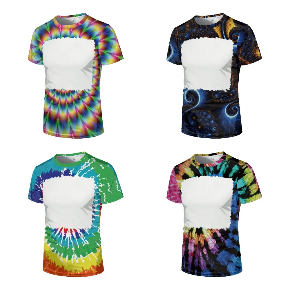 Polyester Tee Tops Sublimation Blank Running T Shirt Men Summer Outdoor T-Shirt Loose Sports Clothes For Logo Photo Print