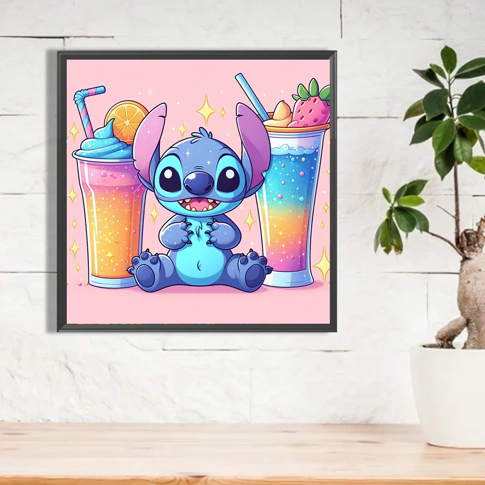 Handmade DIY Disney Diamond Painting Kit Water Diamond Cartoon Colorful Cross Embroidery Stitch Diamond Mosaic Home Decoration