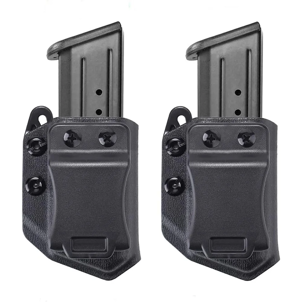 

IWB/OWB 9mm/.40 Double Stack Magazine Pouch for Glock CZ S&W H&K SIG P365 Pistol MAg Magazine Case Airsoft Hunting Gear