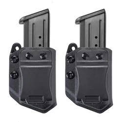 Tactical IWB/OWB 9mm/.40 Double Stack Magazine Pouch for Glock CZ S&W H&K SIG P365 Pistol MAg Magazine Case Airsoft Hunting Gear