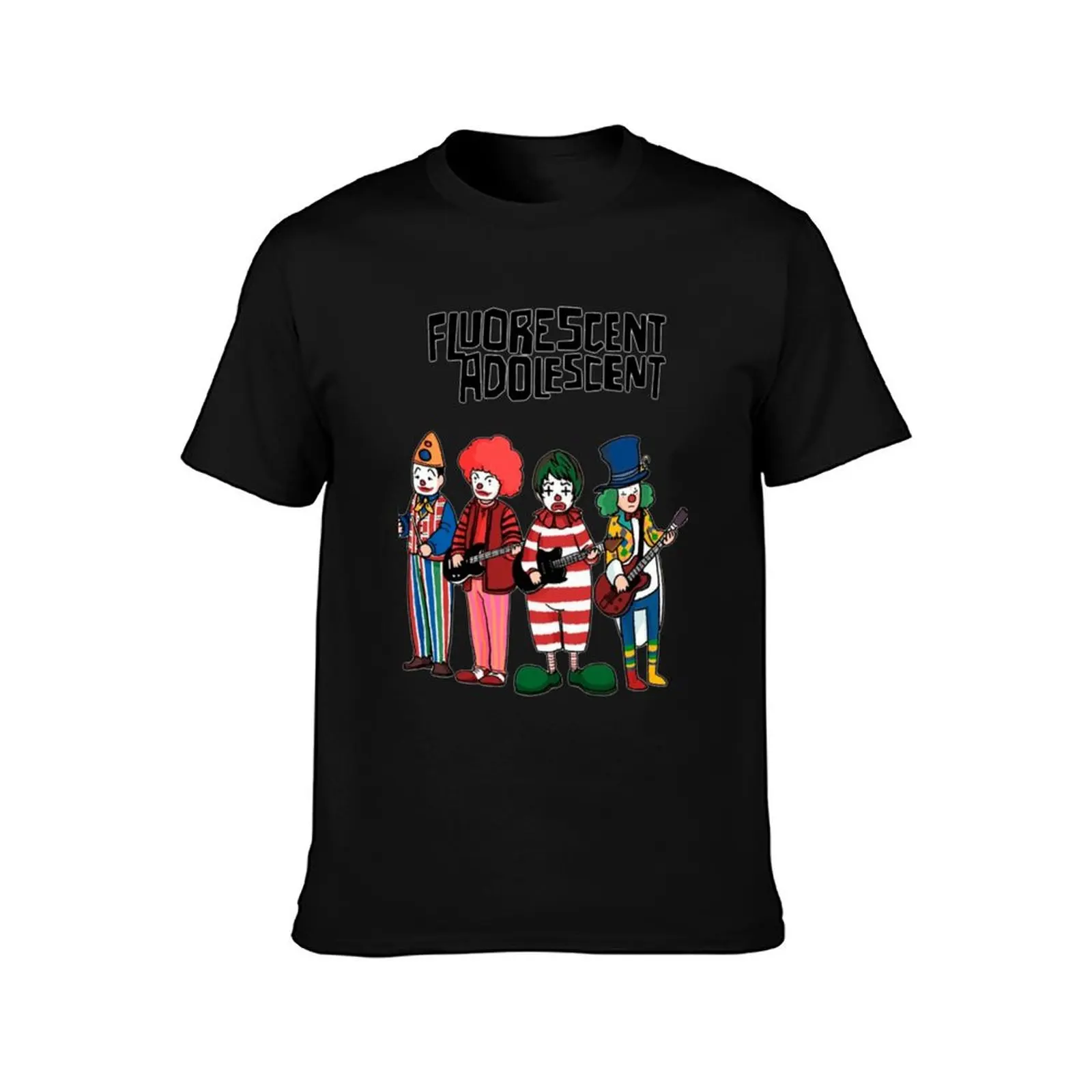 Clowns - Fluorescent Adolescent - Arctic Monkeys Essential . T-Shirt men t shirt cotton 100% T-Shirt