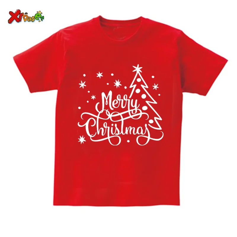 

Family Clothing Set Christmas Matching Clothes Black Santa Kids Matching Outfits Girl Happy New Year T Shirt Party Baby T-shirt