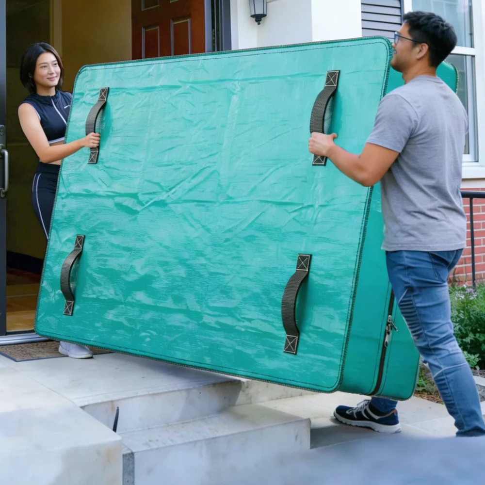 Waterproof Mattress Storage Bag Moving Protector Cover Zippered Dust Proof Packaging Case For Bedding House Move Tool