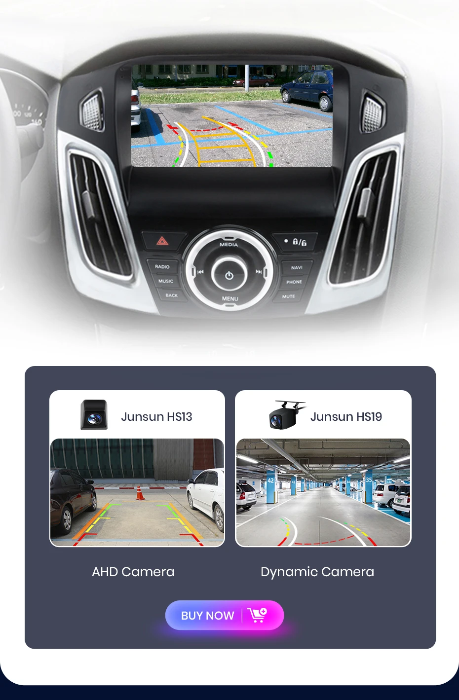 Junsun carplay android auto autoradio für ford focus 3 mk3 2006-2018 gps intelligente systeme stereo multimedia autoradio – Detail 17