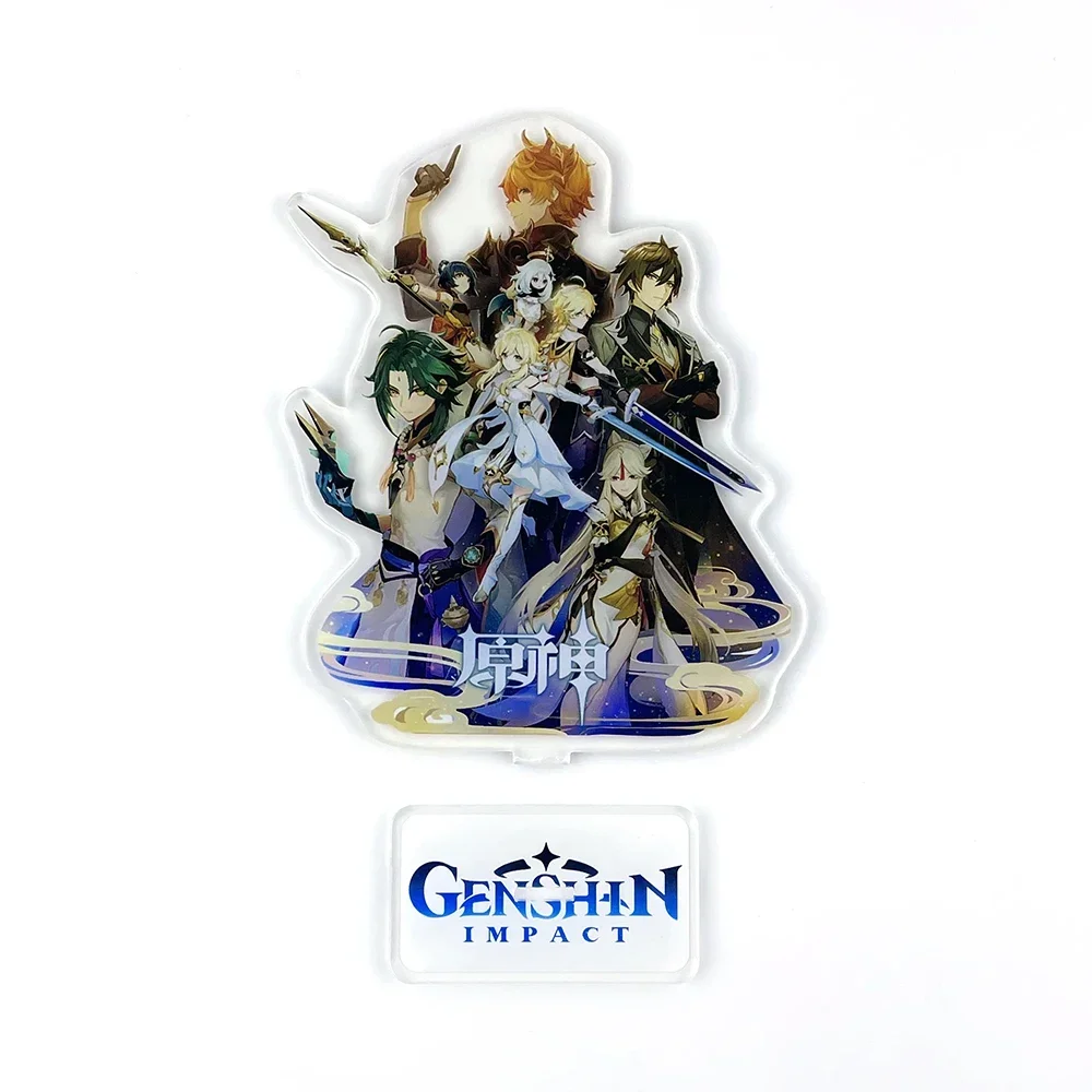 

Genshin characters Zhongli Xiao Ningguang Childe acrylic standee figurines desk decoration cake topper anime