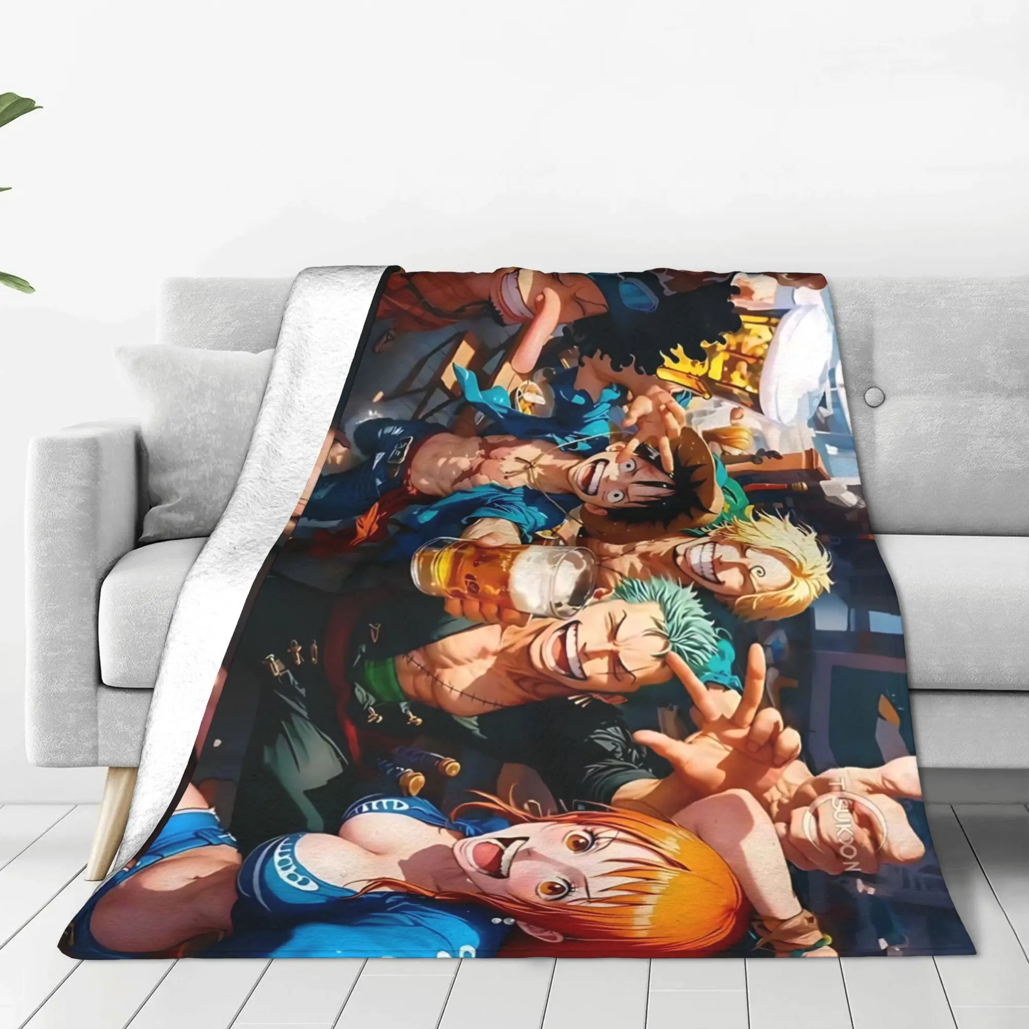 1PC Home One Pieces Blanket Throw Blanket  Novelty Warm Blanket All Season Gift