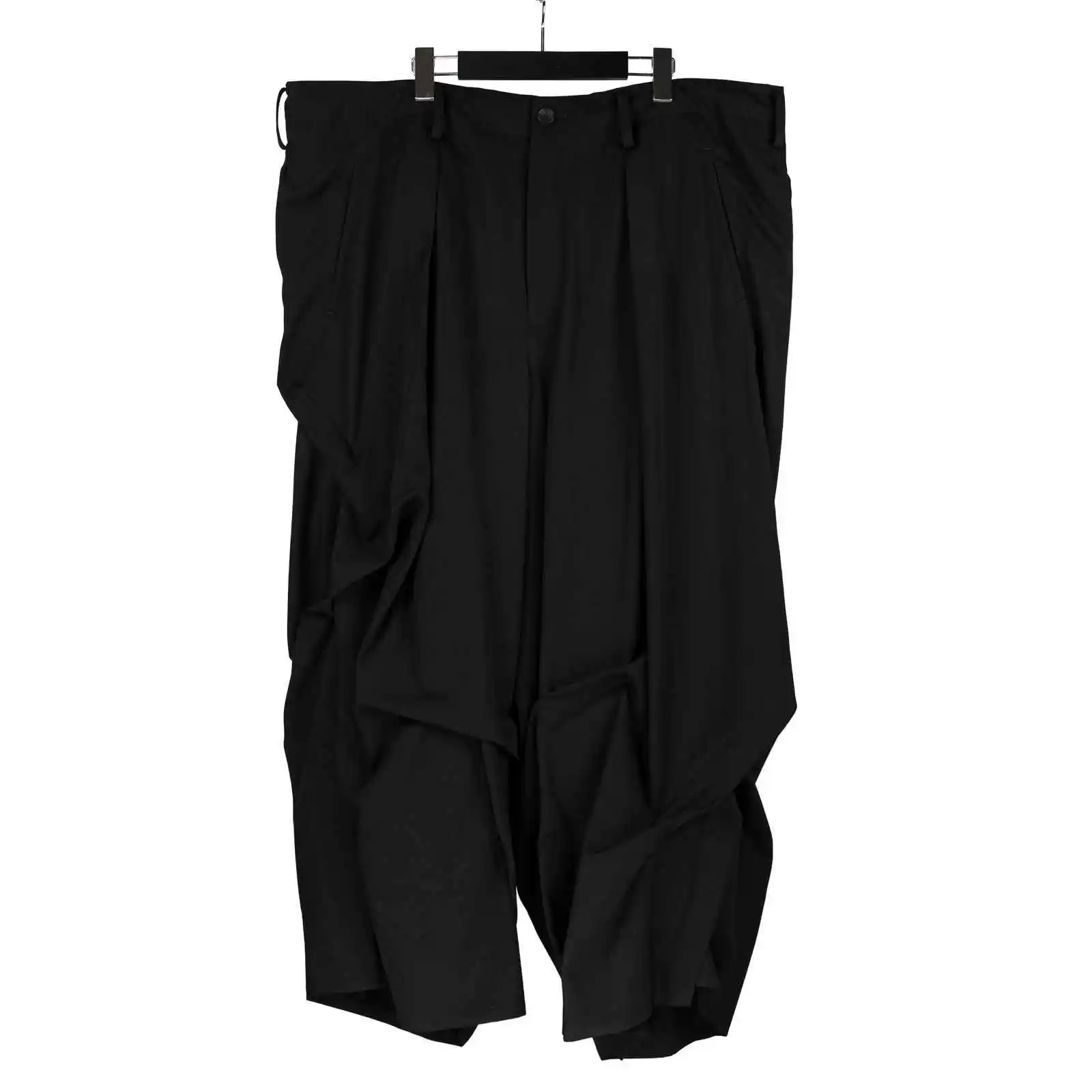 

TOP-YAMAMOTO original high-waisted suit pants men loose sag wide leg mop long trend everything casual