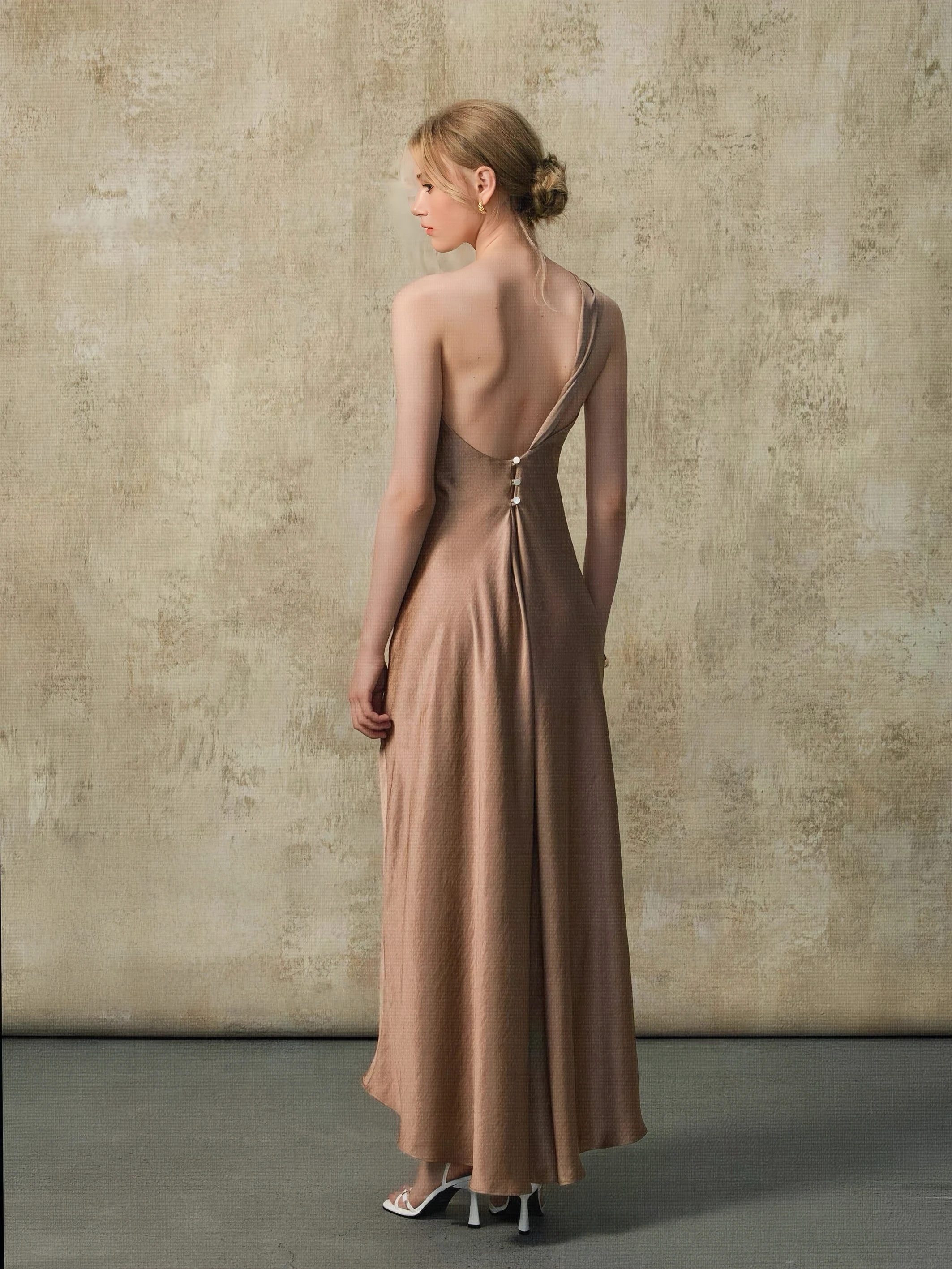 الراقية حورية البحر ثوب مسائي لامع عارية الذراعين كتف واحد حفلة كوكتيل رسمية Bodycon Ruched فساتين مأدبة للنساء