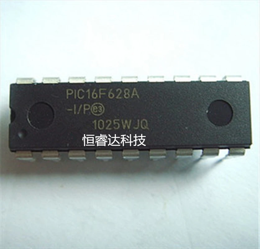 PIC16F628A-I/P DIP-18 PIC16F628A PIC16F628 16F628 Flash-Based, 8-Bit CMOS Microcontrollers