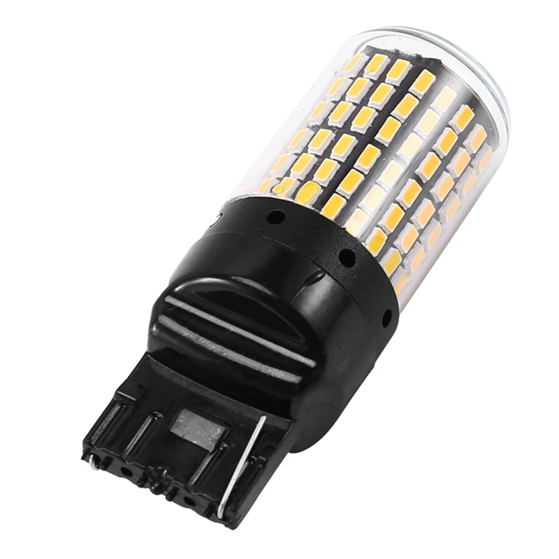 8Pcs Super Bright Canbus T20 7440 W21W Reverse Light Turn Signal Light Error Free No Hyper Flash T20 7440 Led Bulbs