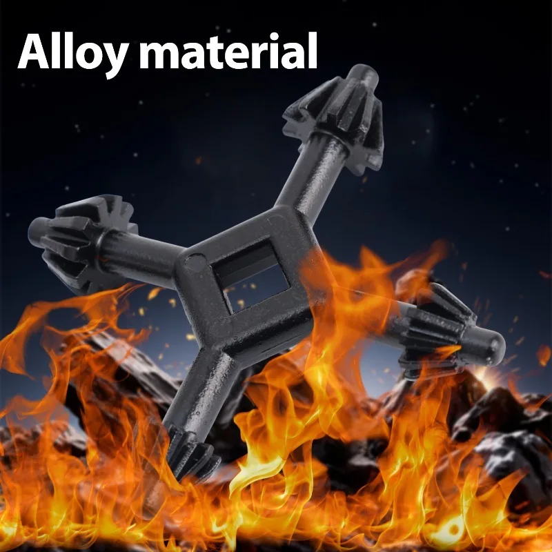 4-in-1 مفتاح ربط متعدد الأغراض عبر الحفر تشاك سبيكة مفتاح حامل الحفر استبدال الحفر لقط وجع لأداة لقط الكهربائية #4