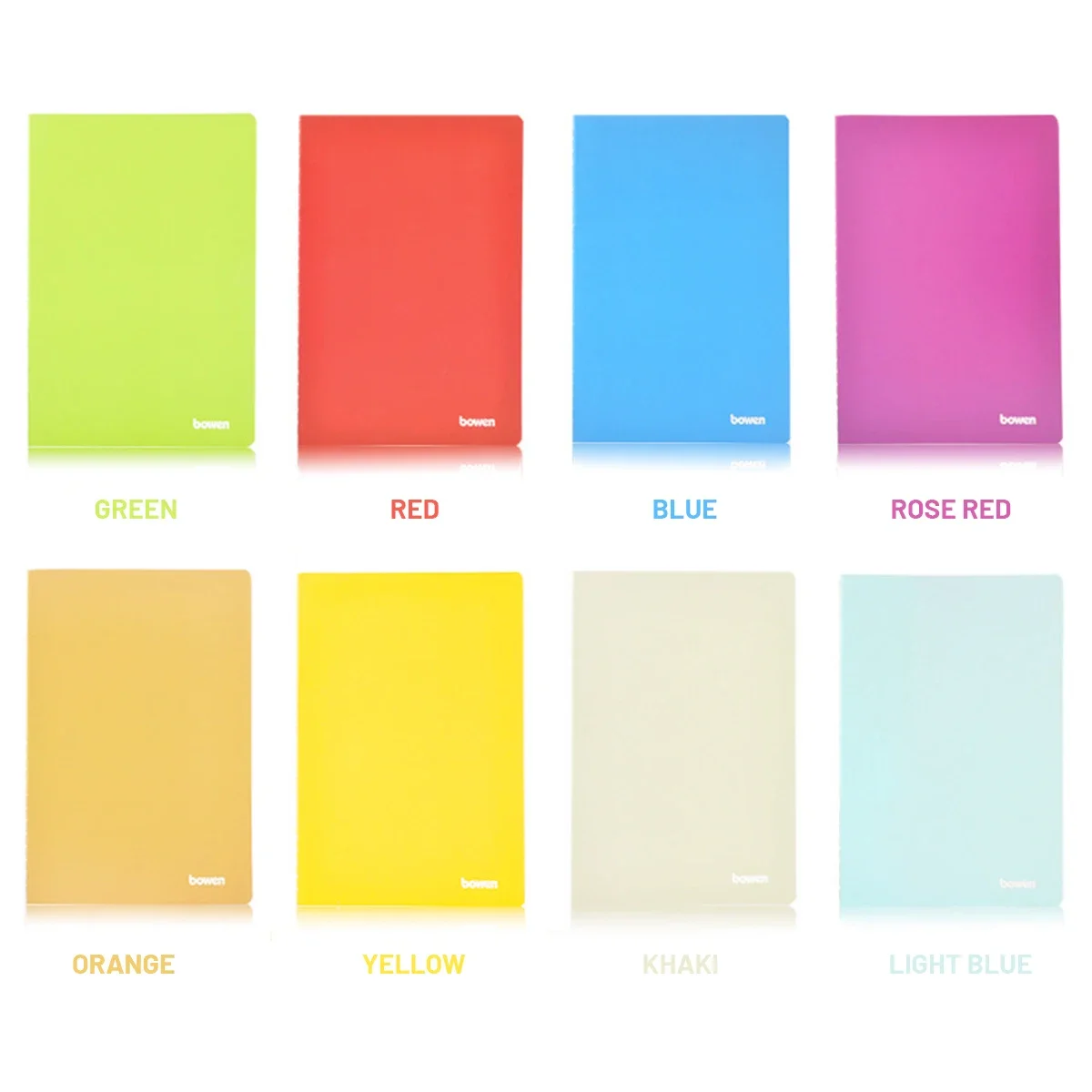 8 Colors A4/A5 Solid Color Notebook Minimalist Portable Notepad Rainbow Sewing Notebook Car Sewing Pocket Notebook