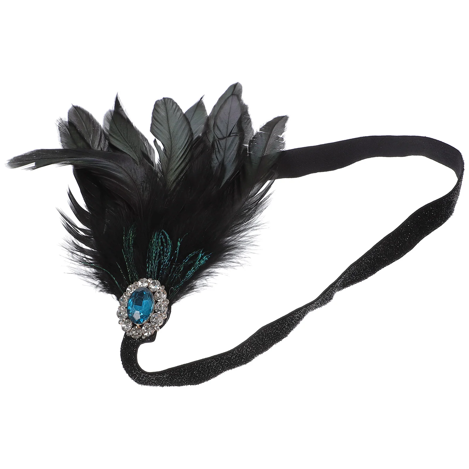 Plume Headband Women Forehead Plume Headdress Cocktail Party Cosplay Headpiece women headpiece forehead headband