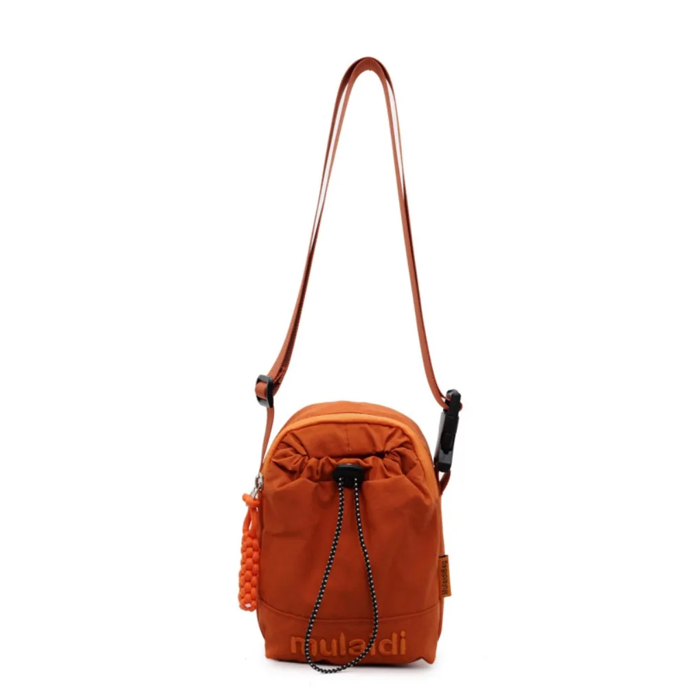 

Легкая женская сумка через плечо, регулируемая сумка для бутылки с водой в корейском стиле, портативная однотонная маленькая сумка для мобильного телефона, студенческая