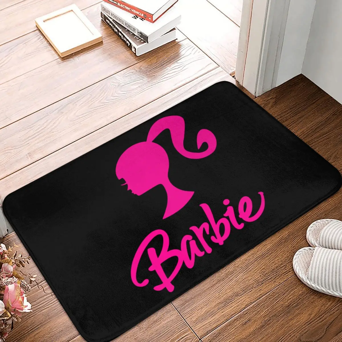 Famous Cute Doll Anti-Slip Doormat Living Room Mat barbie Hallway Carpet Entrance Door Rug Indoor Decorative