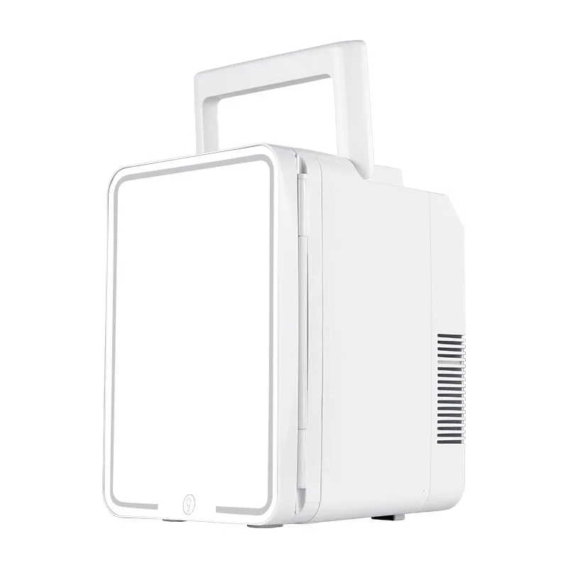 Mini Fridge 12L Dual-core Mute Reefer Digital Display Cooler Box (Home Office and Car Use) Car Refrigerator