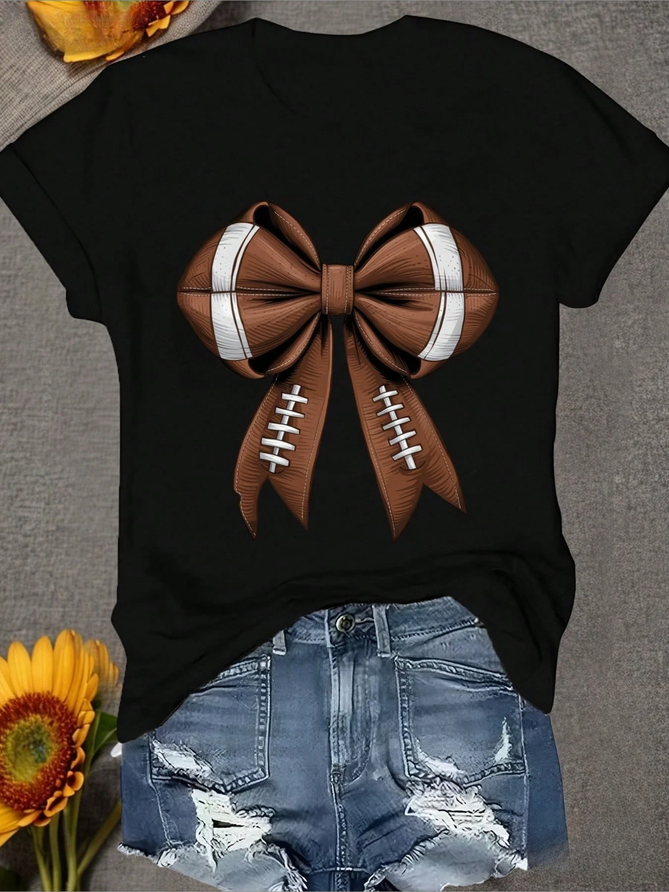 

Женская футболка с короткими рукавами и принтом размера PLUS, свободная и повседневная, мягкая, удобная и дышащая, для занятий спортом на открытом воздухе