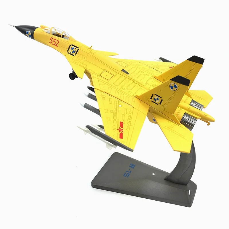 1:72 Scale J-15 Fighter Fly Shark Carrier-borne Aircraft Simulation Military Combat The Plane Model Collecting Toy Gifts