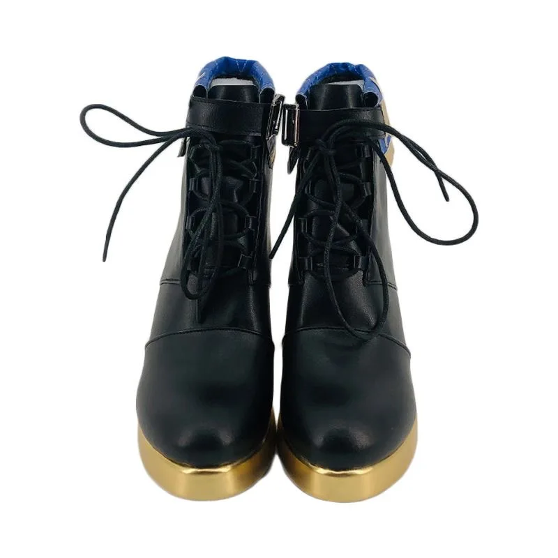 Hoshimachi Suisei Schuh Cosplay Anime Schuhe Frauen PU Leder Stiefel