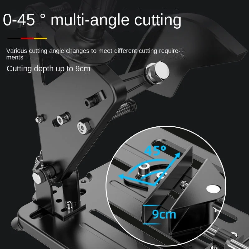 حامل طاحونة زاوية ، قاطع داعم ، حديد مصبوب ، ملحق أداة كهربائية ، حامل قاعدة