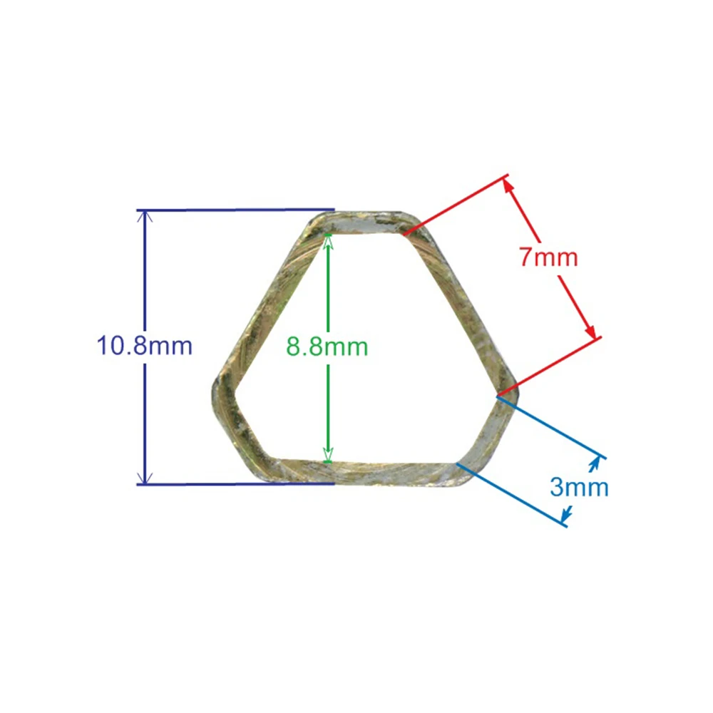 Elevator Triangle Key 100/200/300mm Wrench Triangular Screwdriver Extended Type Professional Train Triangle Key Elevator Door