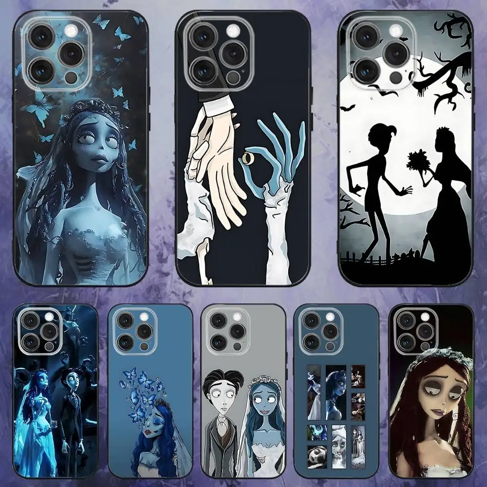 

C-Corpse B-Bride Victor Phone Case For iPhone 17,16,15,14,13,12,Pro,Max,Plus,E,SE4,Air,Mini Black Soft Box