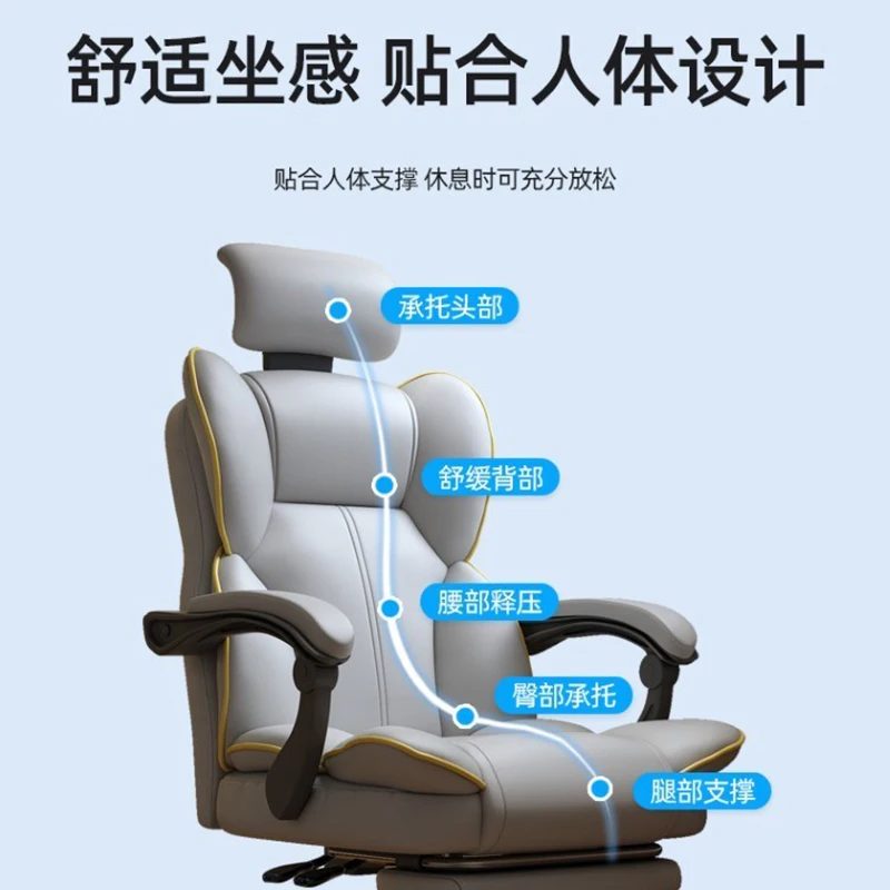 Gaming Desk Chair Computer Ergonomic Folding Luxury Study Swivel Recliner Camping Chair Massage Cadeira De GamerFurnitures