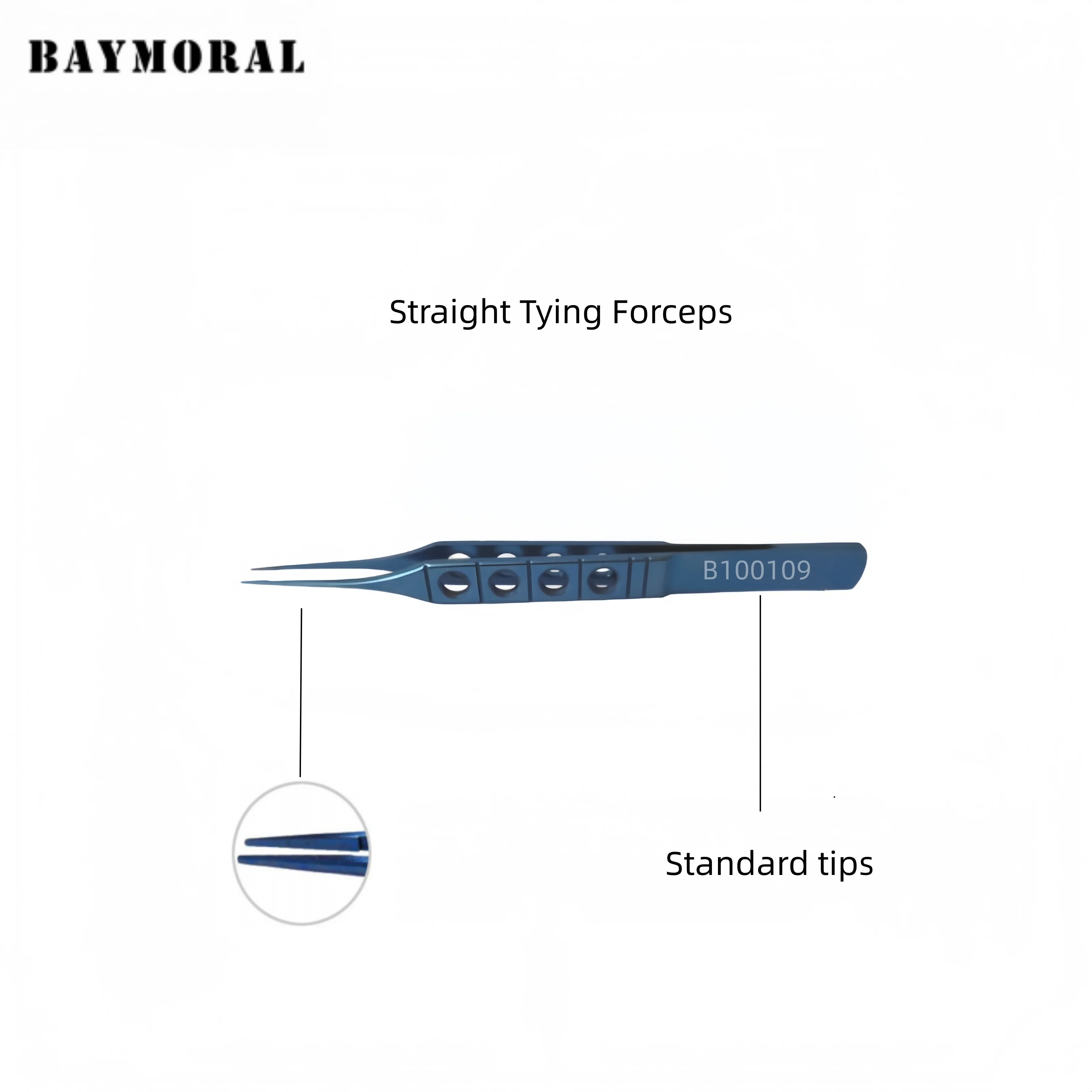 

Ophthalmic instruments Straight Tying Forceps
