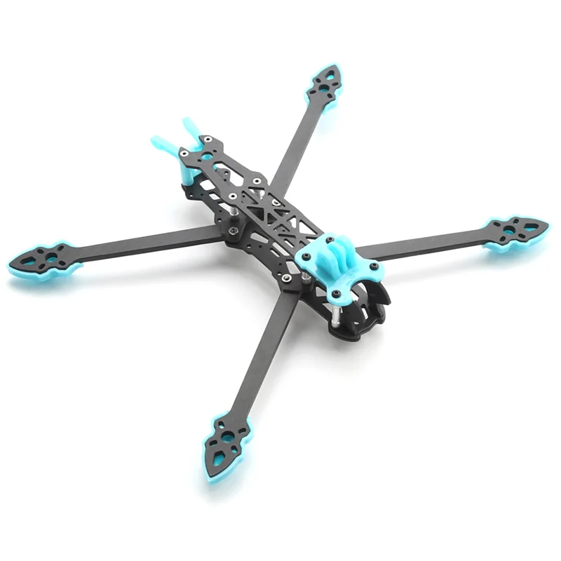 A01V-Mark4 7Inch 295Mm Quadcopter Frame Kit 5Mm Arm For 7" FPV Freestyle & RC Racing Drone With Blue Print