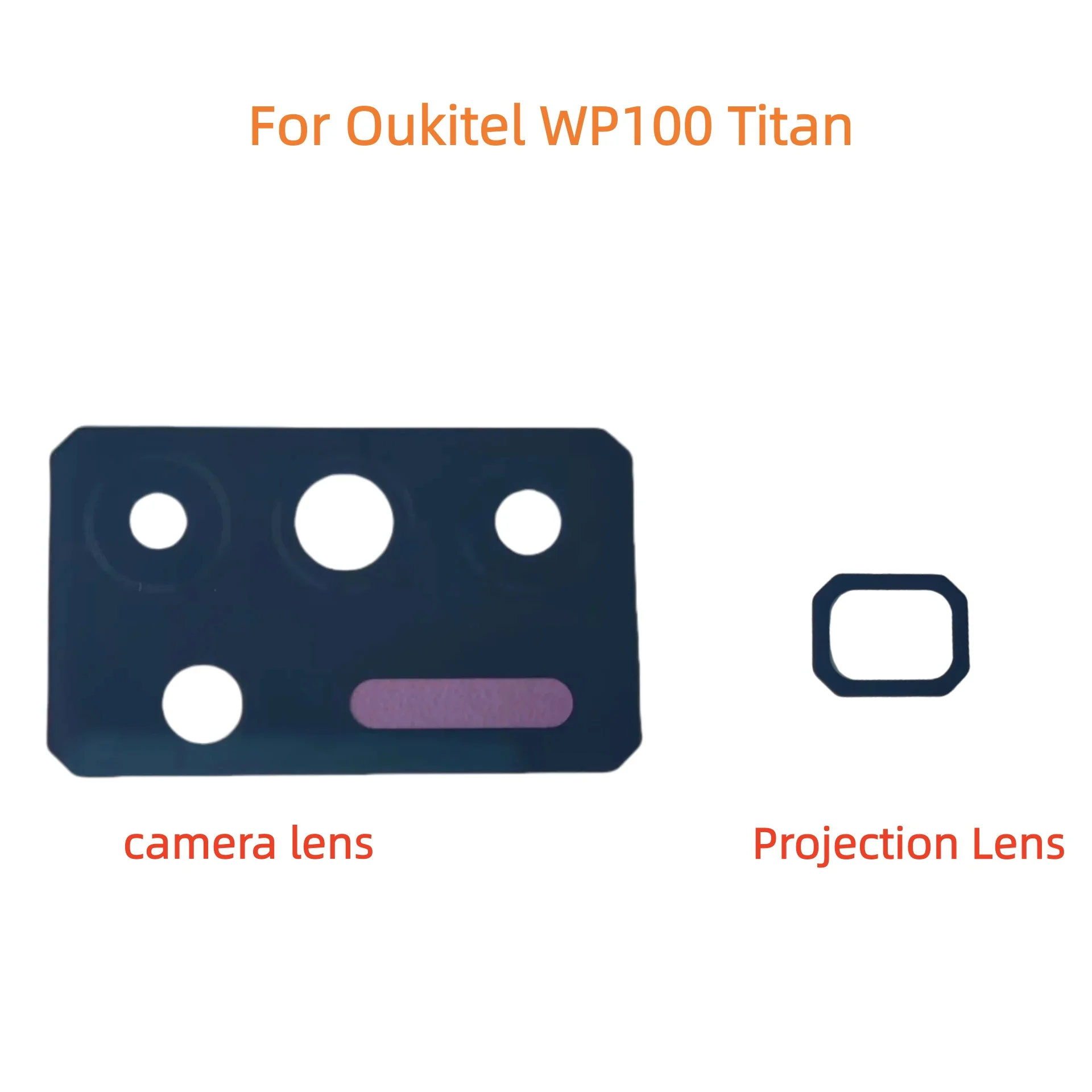 

Оригинальный объектив для задней камеры телефона Oukitel WP100 Titan, стекло и под лазерный объектив проектора, стеклянная крышка, запасные части для ремонта проекции