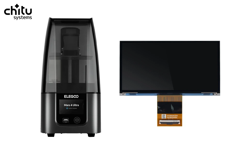 Elegoo Mars 4 Ultra / Mars 4 6,8 Zoll 9K Monochrom Original LCD-Bildschirm Ersatz 3D-Druckerteil – Detail 2