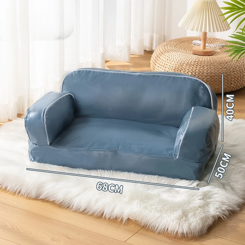 

Диван для домашних животных из полиуретанового материала, водонепроницаемый, не липкий и моющийся, полипропиленовый, хлопковый наполнитель