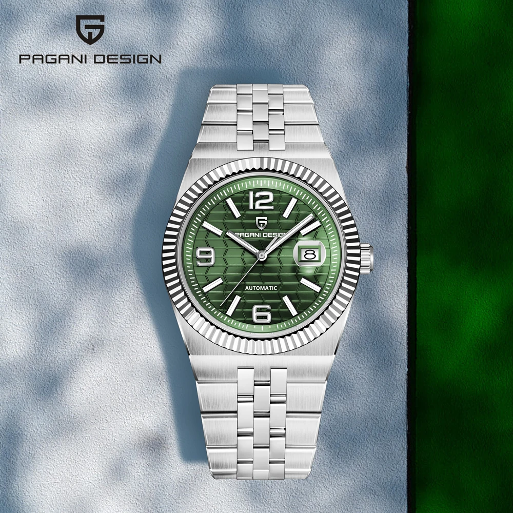 PAGANI DESIGN Watch 2026 New Luxury Calendar Mechanical Watch For Men 8215  Movt Sapphire Glass Stainless Steel Waterproof Watch