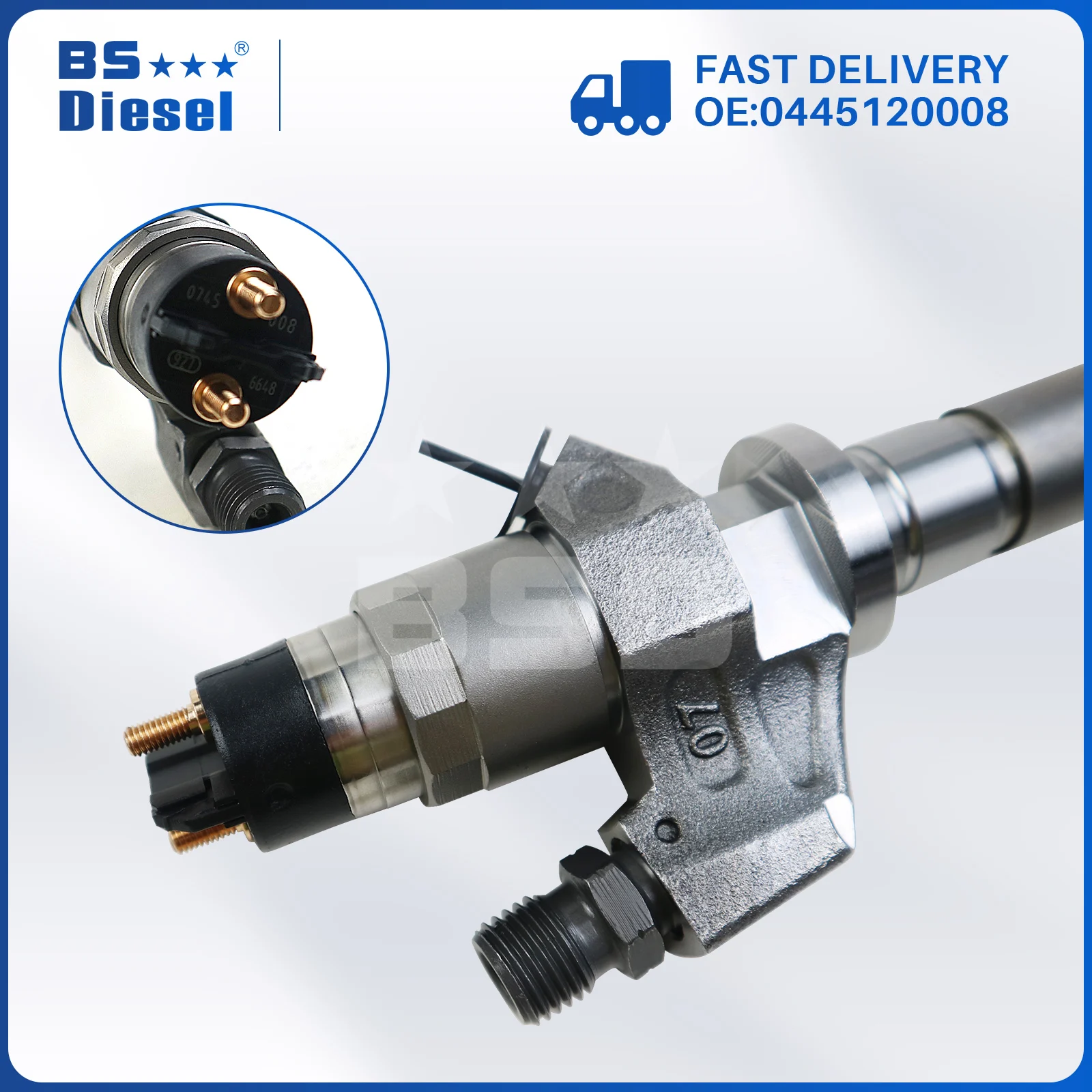 High Quality Common Rail Injector 0445120008 For Gmc Sierra 2500 Hd 6.6l Gm Duramax Lb7