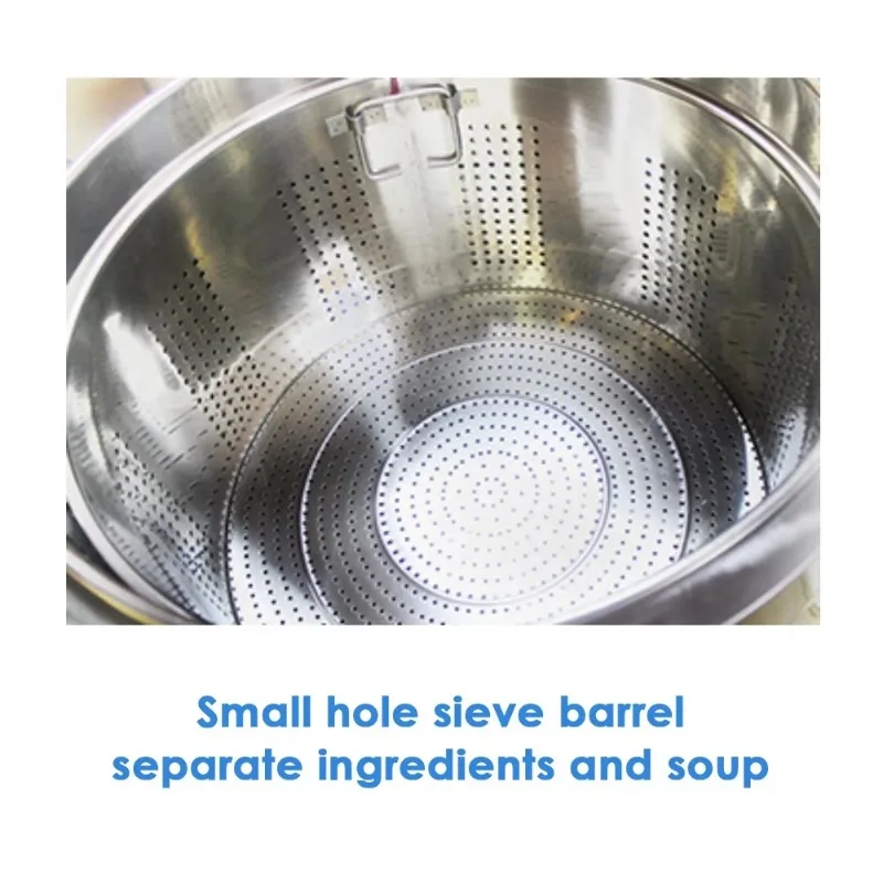 Commercial Stainless Steel Soup Barrel Noodle Pasta Cooking Machine Soup Bucket Electric Heating Warmer Stock Pots Boiler
