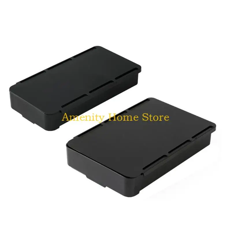 F26C Expandable Sliding Drawer Under Desk Storage Box Convenient Pen Case