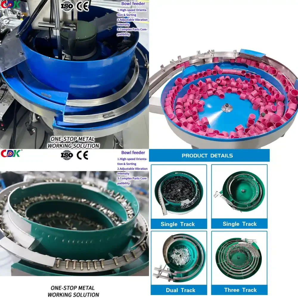 

High Efficiency 304 Stainless Steel Material Micro Deprag Bowl Feeder Anti-stuck Material Design