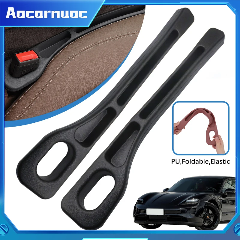 

2Pcs For Porsche Taycan Boxste Macan Cayenne 718 911 9YA 971 Car Seat Gap Filler Between Seats Decoration Interior Accessories