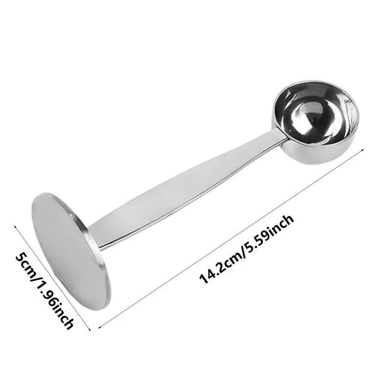 Coffee Scoop Coffee Measuring Spoon Stainless Steel Measuring Scoop Espreso Machine Powder Spoon Coffee Kitchen Tool