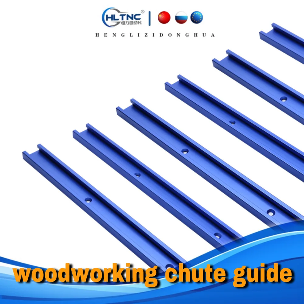 

HLTNC New 30 type woodworking chute guide rail 200mm 300mm 400mm 500mm 600mm 800mm 1000mm 1220mm for woodworking table