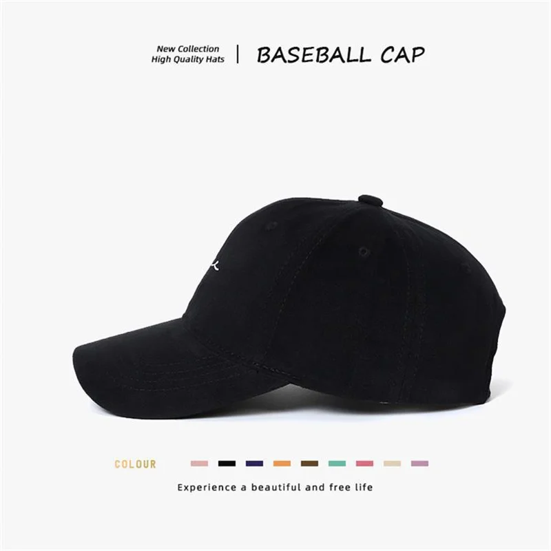 Gorras de béisbol Bordado de letras a la moda, gorras de sol informales de verano para exteriores para adultos con cabeza grande, gorras deportivas de Golf, gorras Snapback de Hip Hop
