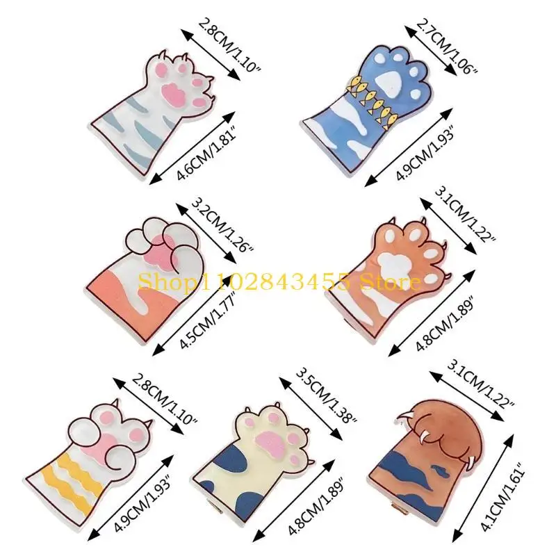 49MC Y2K Jepit Rambut Jepit Rambut Akrilik untuk Anak Perempuan Jepit Rambut Anti Selip Mode InStyle untuk Ornamen