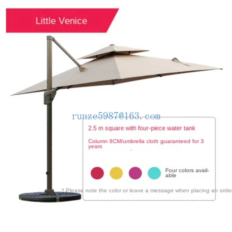 

Outdoor Garden Sun Shade Cantilever Garden Patio Parasol Umbrella Outdoor Sunshade Patio Umbrella Balcony Terrace Garden Hotel