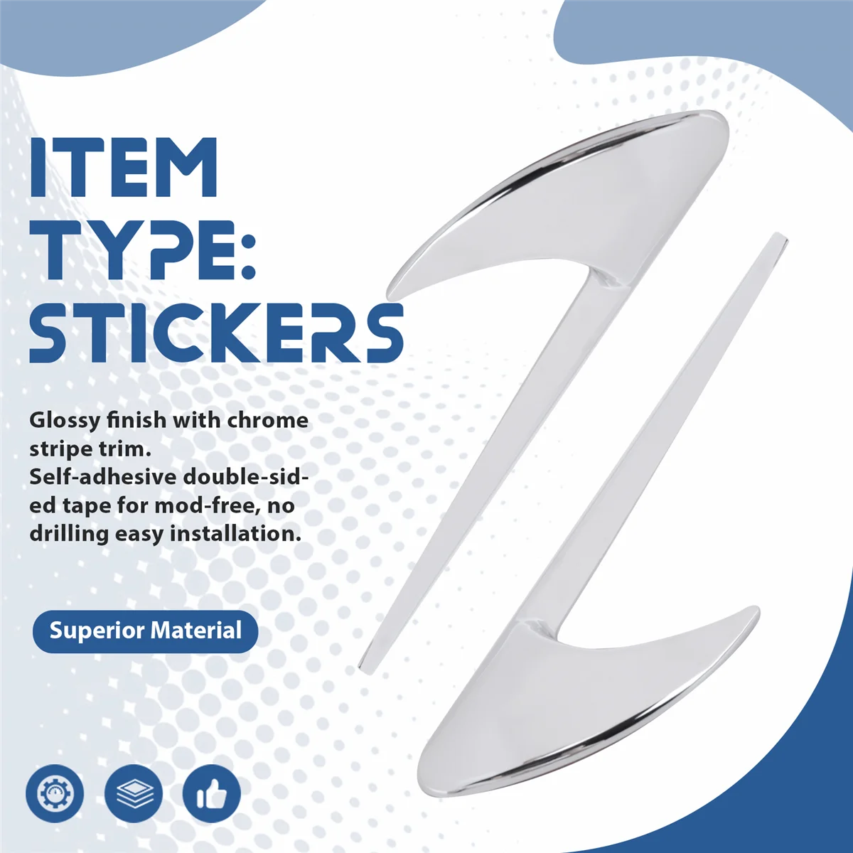 

Боковая накладка автомобиля премиум-класса, 2 шт., для E-класса W213, серебристая