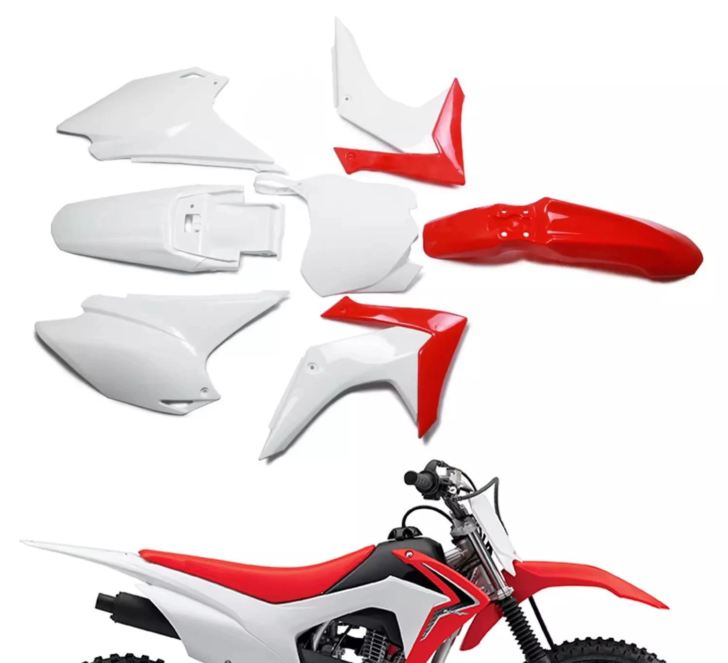 

CRF/230F Motocross plastic parts housing fairing kit with dirt bike headlamp cover