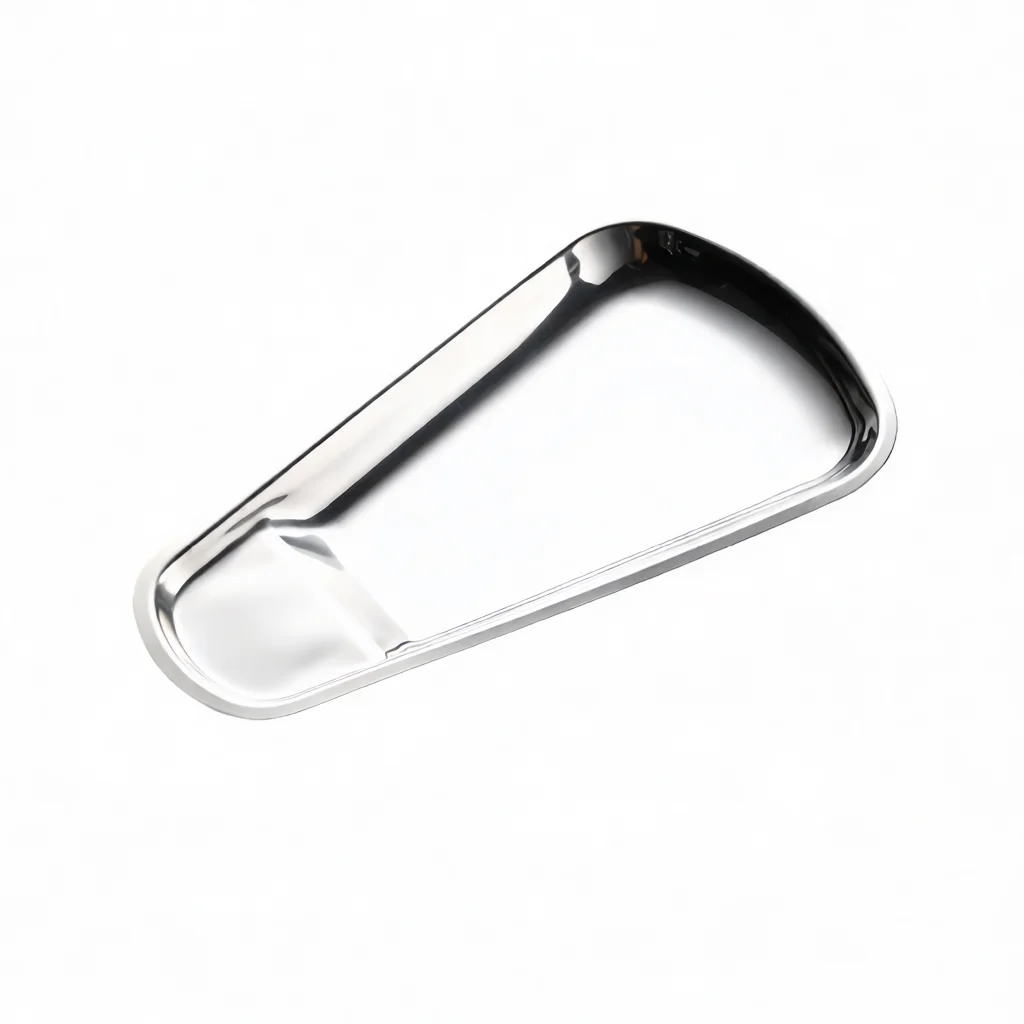 Elegant 304 Stainless Steel Fan Tray Fish Tail Plate Party Snack Serving Dish Restaurant Catering Buffet Tableware