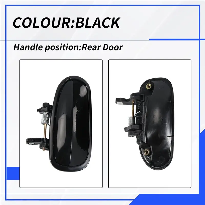 A21Q -2Pcs Car Outside Exterior Door Handle For Honda Civic EK3 1996 1997 1998 1999 2000 view 3