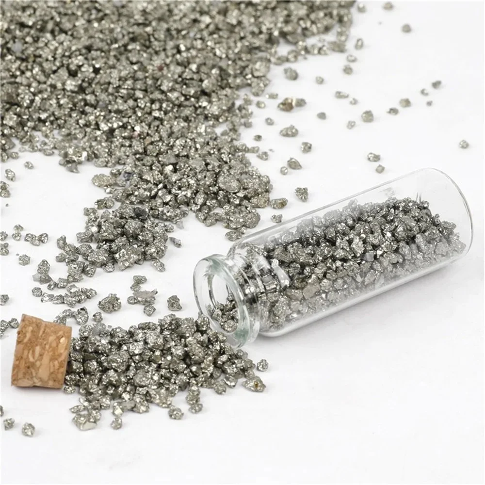 Natural Stone Pyrite Chips Gravels Raw Gold Chalcopyrite Crystals Healing Mineral Reiki DIY