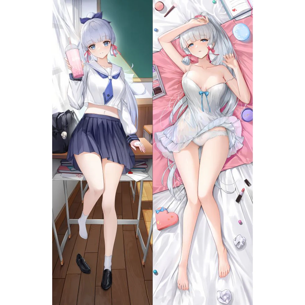 

Dakimakura Genshin Impact Kamisato Ayaka Full Body Pillow Case Otaku Pillowcase Game Throw Cushion Cover Bed Decor Gift